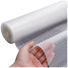 Cabinet Drawer Liners Non Slip Clear Kitchen Cupboard Mats Non-Adhesive Waterproof Refrigerator Shelf Liner for Pantry