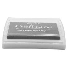 Black Ink Pad Inkpad Rubber Stamp Finger Print Non-Toxic Baby Safe
