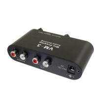 2X VM-3 Mic Preamp Audio Ducking Microphone Audio Ducking Automatic Mute Notification Audio Signal Mixer for Broadcast