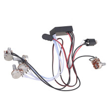 Preamp 3 Band Equalizer EQ Harness Gitarr Bas Tone Control System för Aktiv Pickup