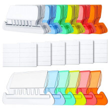 120 Pcs Hanging Folder Tabs and Inserts for Quick Identification of Hanging Files, Easy to Read, Hanging File Inserts