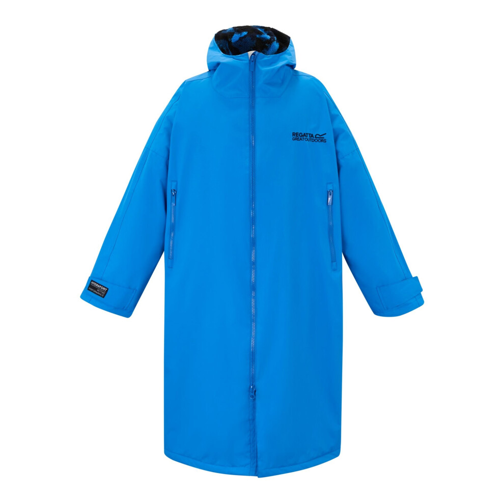 Regatta (L-Xl, Sonic ) Unisex Adult Camo Waterproof Changing Robe Blue