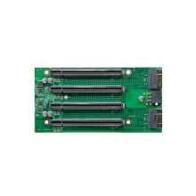 PCIe4.0 X4x4x4x4 to SlimSAS Adapter PCIe 4.0 X4x4x4x4 Extension Adapter, Standalone SlimSAS 8654 Adapter Board