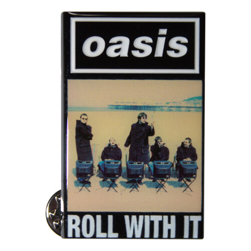 Oasis Oasis Roll With It Single Badge