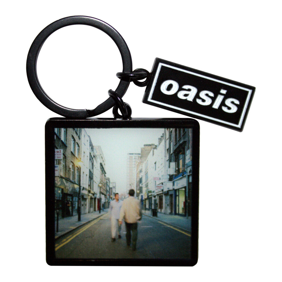 Oasis What's The Story Logo Keyring Black