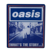 Oasis What's The Story Album Artwork Badge