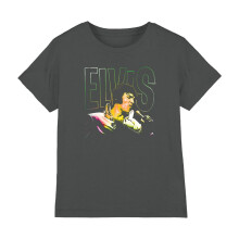 (12-13 Years, Charcoal) Elvis Presley Childrens/Kids Multicoloured T-Shirt