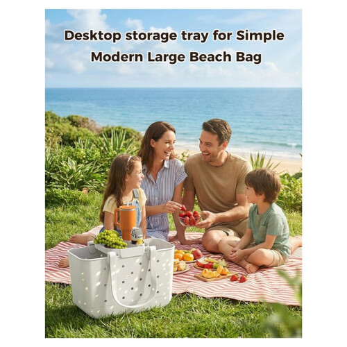 Beach Bag Tray Accessory Storage Desk for Bogg Bag for  Large Beach Bag 1