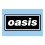 Oasis Oasis Logo On Blue Maxi Poster 1