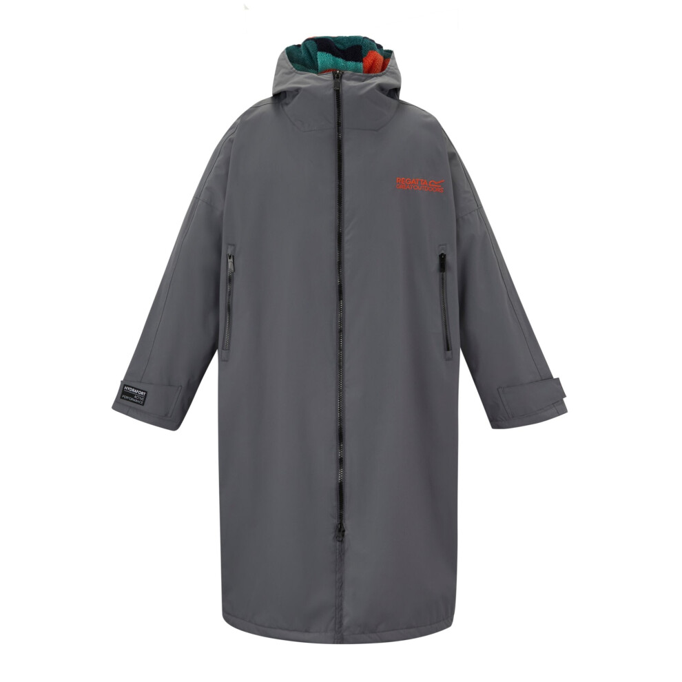 Regatta (S-M, Dark Storm) Unisex Adult Mountain Changing Robe
