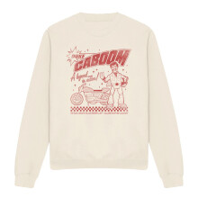 (M, Natural) Toy Story Unisex Adult Duke Caboom Retro Sweatshirt