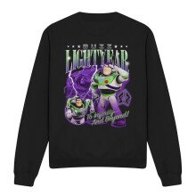 (M, Black) Toy Story Unisex Adult Buzz Lightyear Homage Sweatshirt