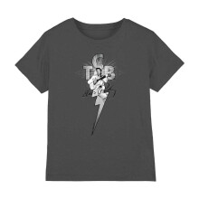 (7-8 Years, Charcoal) Elvis Presley Childrens/Kids TCB Ornate T-Shirt
