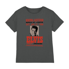 (5-6 Years, Charcoal) Elvis Presley Childrens/Kids Buffalo 1956 T-Shirt