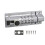 Password  Lock Sliding Combination Lock Password Door  Security Lock Anti-Theft Password Lock Catch (Silver) 1