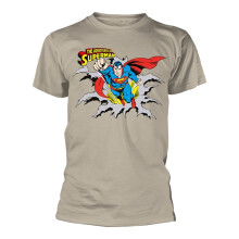 (M, Natural) Superman Mens Breakout T-Shirt