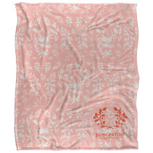 Bridgerton Soft Heart Ribbon Blanket