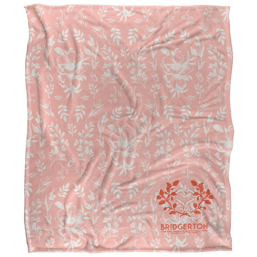Bridgerton Soft Heart Ribbon Blanket
