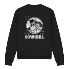 (L, Black) Toy Story Unisex Adult Hey Cowgirl Jessie Sweatshirt
