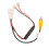 4Pcs 4 Pin Car Reverse Camera Retention Wiring Harness Cable Plug Adapter Connector Fit for 7