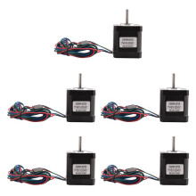5X Nema 17 Stepper Motor 48Mm Nema17 Motor 42Bygh 2A 4-Lead (17Hs19-2004S1) Motor 1M Cable for 3D Printer Cnc Motor