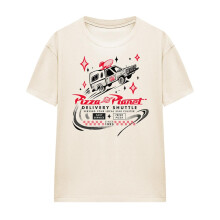 (L, Natural) Toy Story Womens/Ladies Pizza Planet Delivery T-Shirt