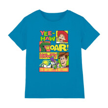 (7-8 Years, Turquoise) Toy Story Childrens/Kids Comic Collage T-Shirt