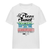 (S, White) Toy Story Womens/Ladies Food Spaceport Aliens T-Shirt