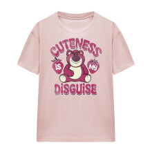 (M, Pink) Toy Story Womens/Ladies Cuteness Lotso T-Shirt