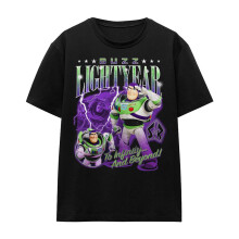 (M, Black) Toy Story Womens/Ladies Buzz Lightyear Homage T-Shirt