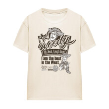 (S, Natural) Toy Story Womens/Ladies Best In The West Woody T-Shirt