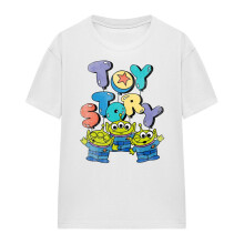 (XXL, White) Toy Story Womens/Ladies Aliens Balloons T-Shirt