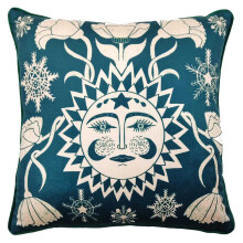 Nina Pace Winter Solstice Filled Cushion