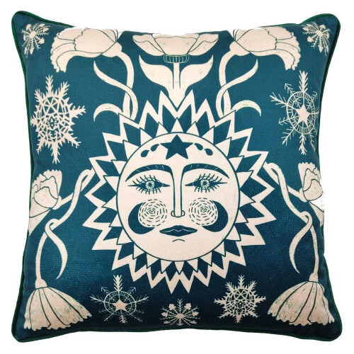 Nina Pace Winter Solstice Filled Cushion