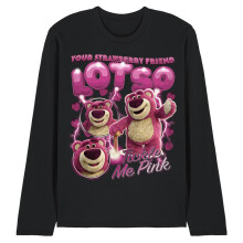 (XXL, Black) Toy Story Unisex Adult Strawberry Lotso Homage Long-Sleeved T-Shirt