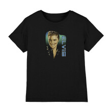 (3-4 Years, Black) Elvis Presley Childrens/Kids T-Shirt