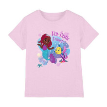 (7-8 Years, Pink) Ariel Childrens/Kids Fintastic Friends T-Shirt