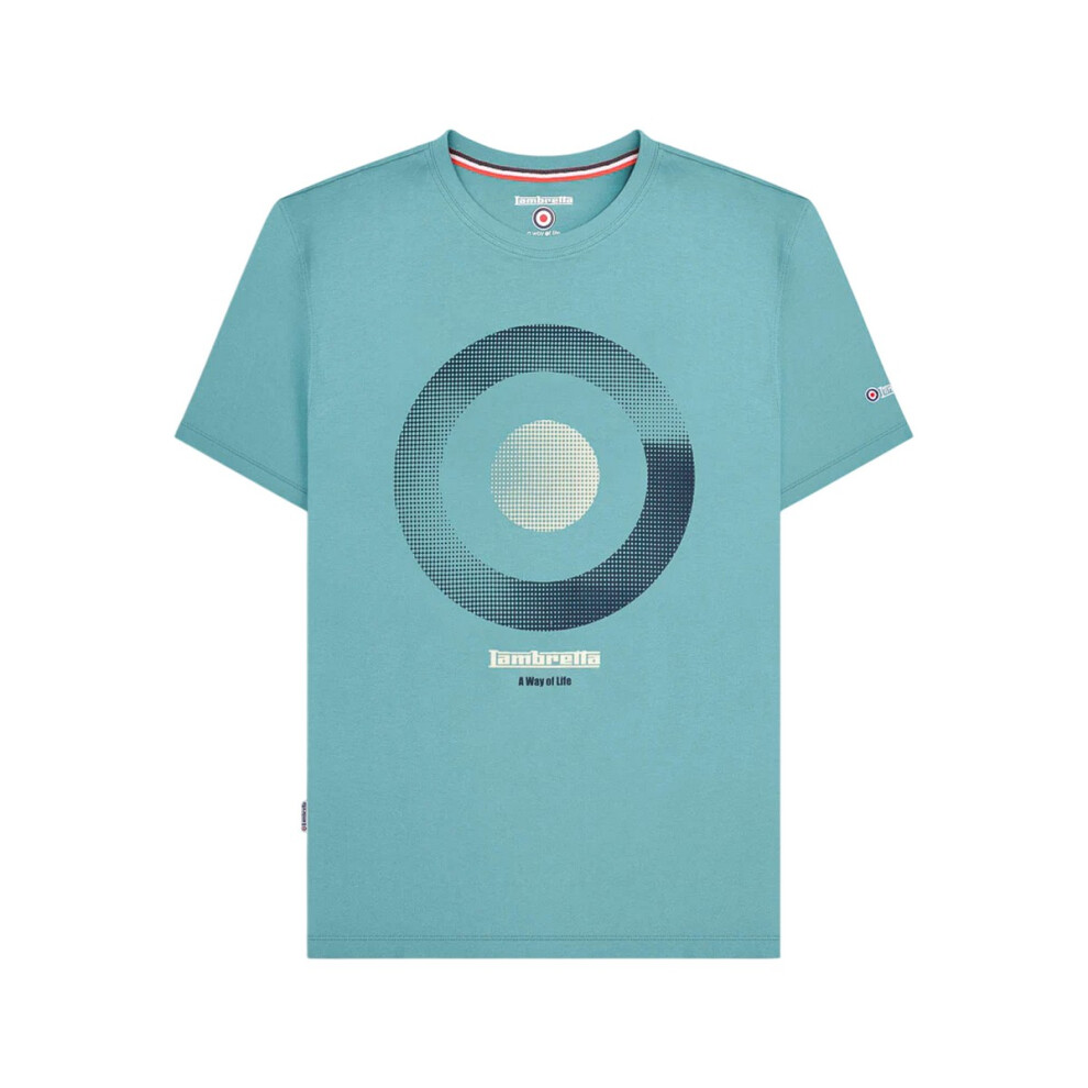 Lambretta (S, Cameo Blue) Mens Target Shade T-Shirt