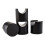 12pcs HIFI Cable Stand Booster Holder Support Frame Anti-Shock Foot Multi-Function Speaker Cable Trailing Pad Black 2