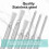 12 Pcs Clay Needle Tools 5.3 Inch Pottery Tools Carving Modeling Kit for Ceramic Wire Texture Detail Ceramics Tools 4