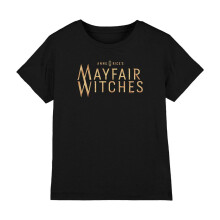 (7-8 Years, Black) Mayfair Witches Childrens/Kids Gold Logo Tagless T-Shirt