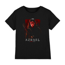 (12-13 Years, Black) Azrael Childrens/Kids Bloody Face T-Shirt