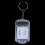2X Clear Plastic Casing 8 Digits Electronic  Calculator W Keychain 4