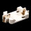 60Pcs White Housing CR2032 SMD Cell Button Battery Holder Socket Case 8
