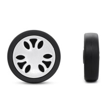 4PC Resväska Ersättningshjul 51 mm X 18 mm Spinner Wheel Mute Flexibel Smidig för Skadad Bagagevagn Reparation Av Hjulhjul