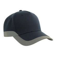 (One Size, Navy) Atlantis Headwear Unisex Adult Helpy-S Reflective Structured Baseball Cap