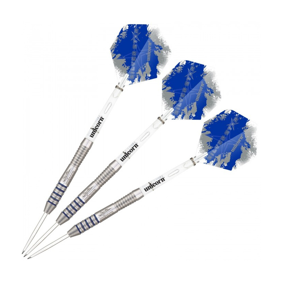 Unicorn (25G, /Grey) Anderson Star Tungsten Darts Silver/Blue/White