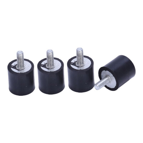 12Pcs M4 Outside Inside Anti Vibration Rubber Buffer Insulator Attachment 15mmx15mm 1