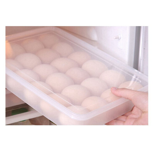 Perfect Deviled Eggs with Ease,4 Clear Egg Containers with Lid Hold 96 Eggs,Easy Carry,Dishwasher Safe Carrier,Stackable 2