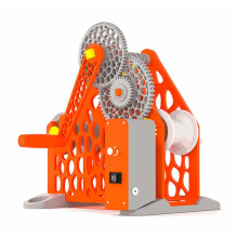 3D Printer Filament Respooler 1kg Spool Rewinder Detachable Modular for 3D Printing Filament Management B UK Plug